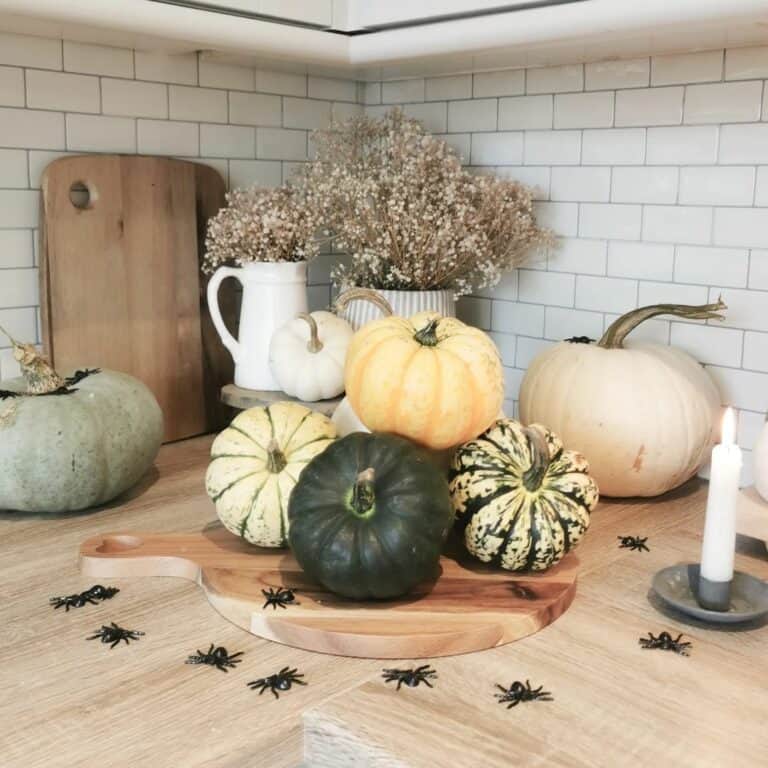Autumn Whimsy in a Modern Kitchen