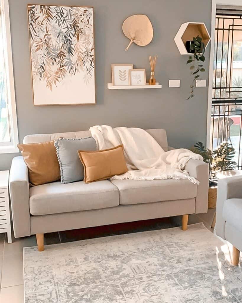 Bohemian Gray Living Room