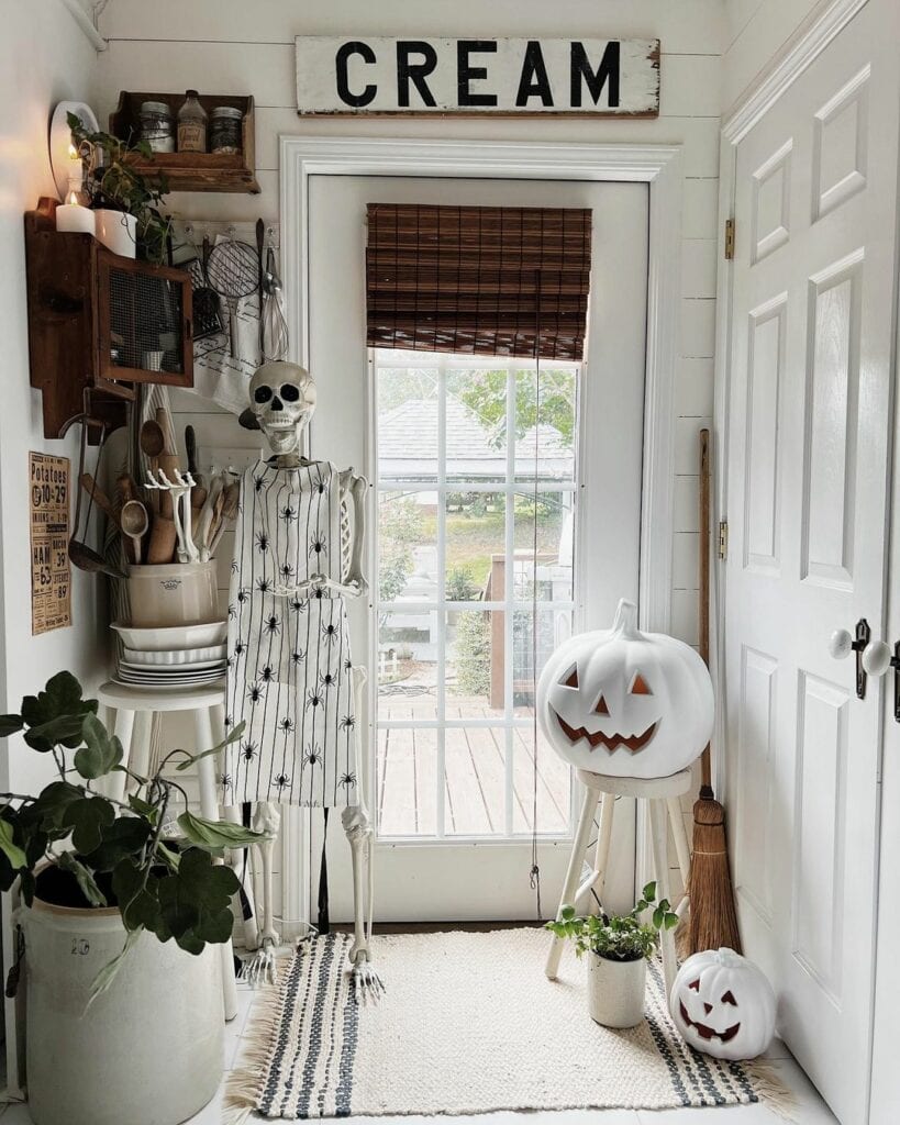Calm and Cozy Halloween Aesthetic for Farmhouse Room