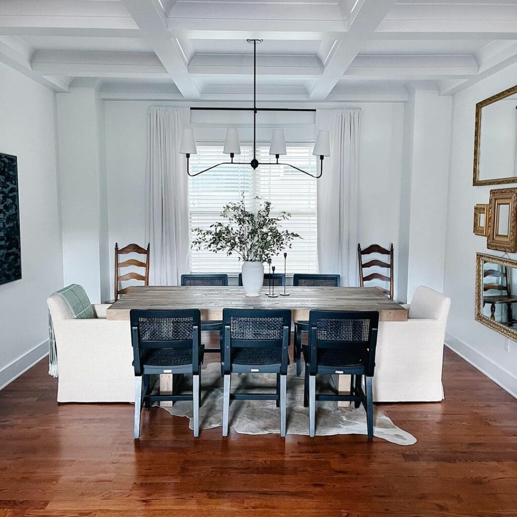 Coffered Ceiling Creates a Luxurious Look