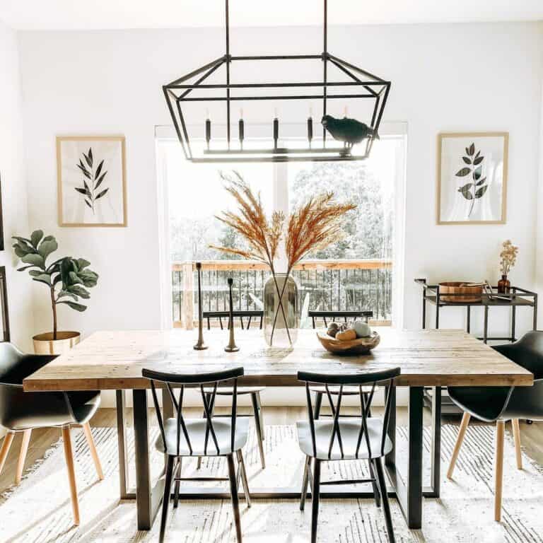 Cool Fall Pieces for an Easily Adaptable Dining Room