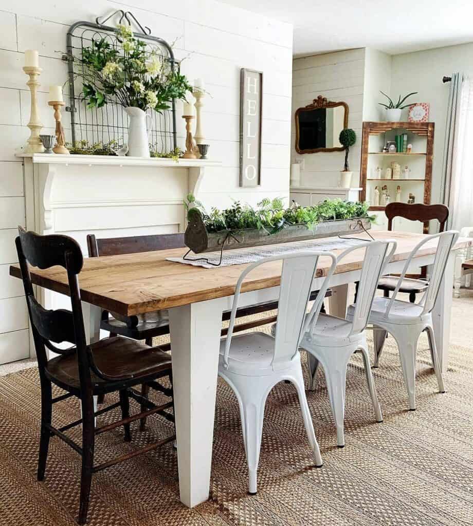 21 Shiplap Dining Room Designs for a Farmhouse Vibe