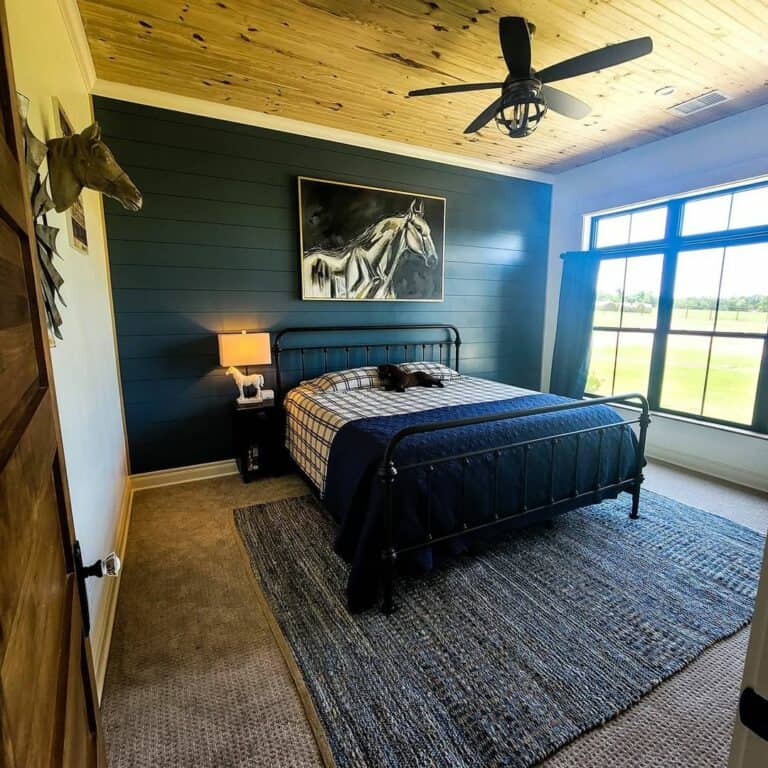 Cowboy Aesthetic for Farmhouse Bedroom