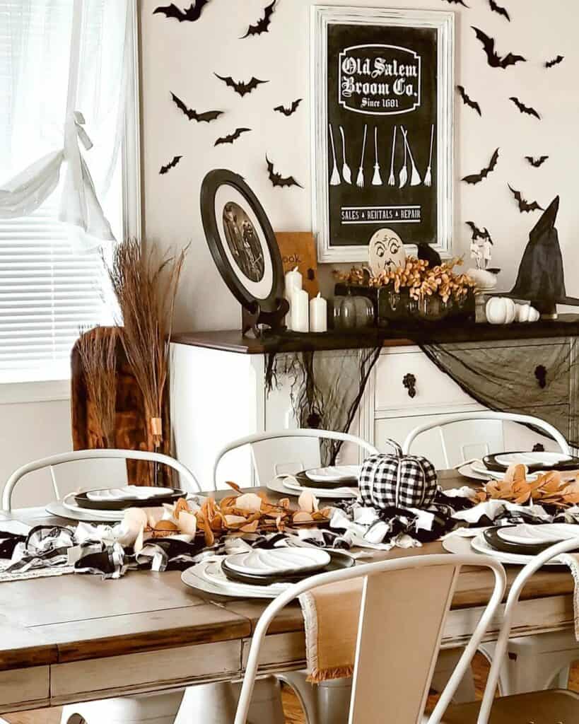 Farmhouse Halloween Tablescape