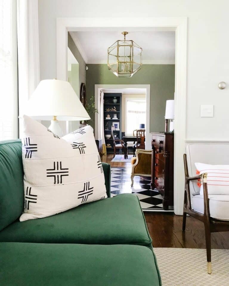 Forest Green Couch Living Room Ideas