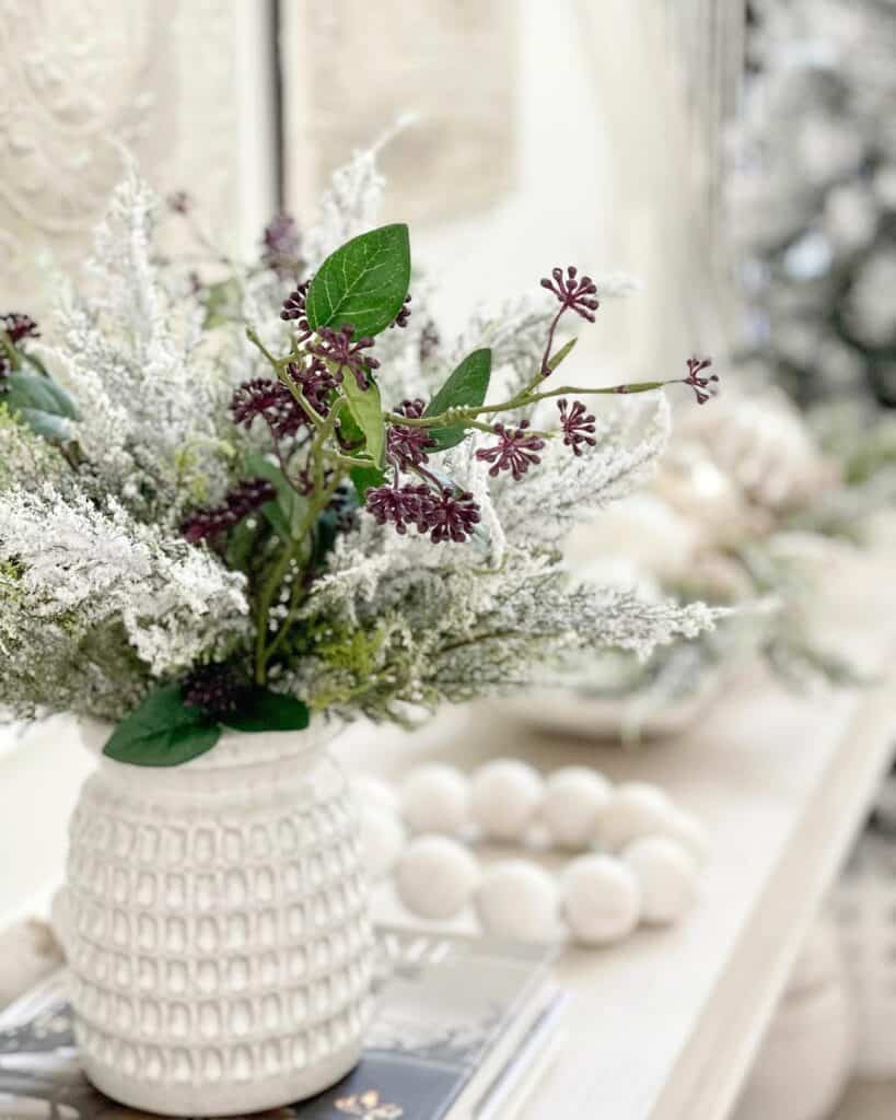Frosted Fantasy for Winter Table Centerpieces