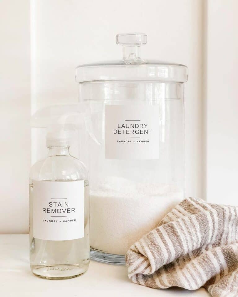 Glass Jars for Laundry Products