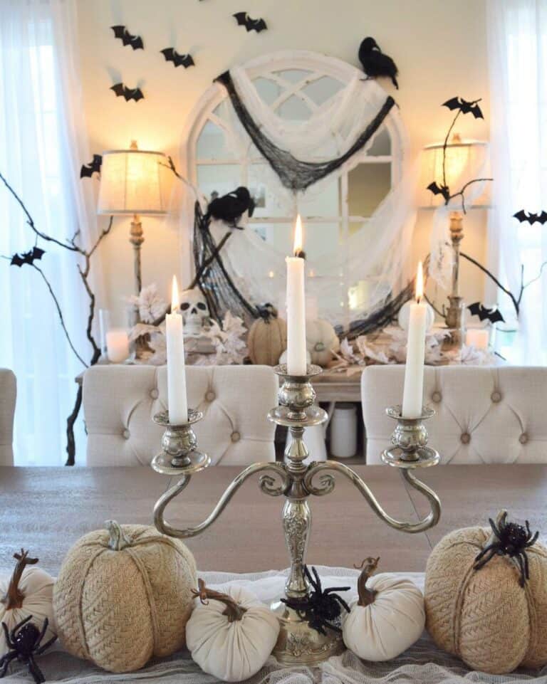 Halloween-themed Dining Room