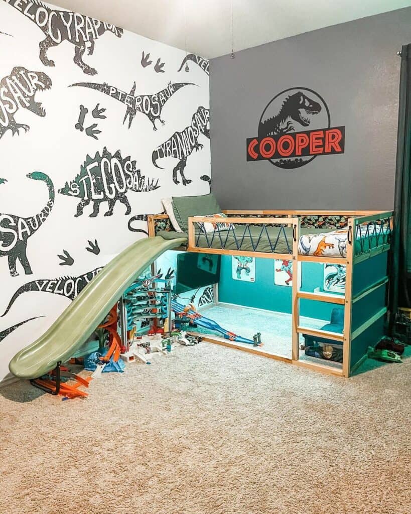 Jurassic World-themed Boy's Bedroom