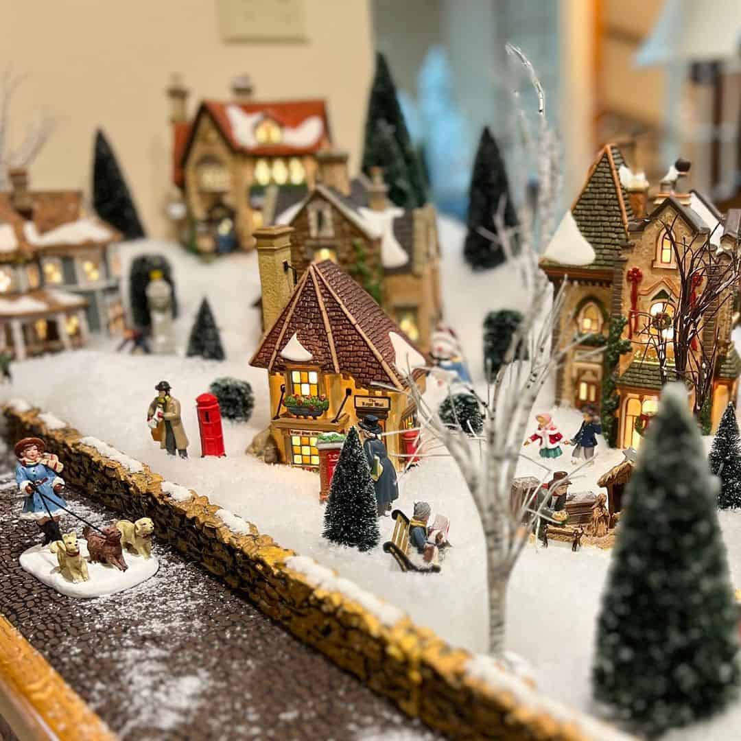 Magical Christmas Village on a Budget
