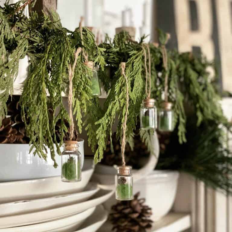 Miniature Jar Christmas Ornament Ideas