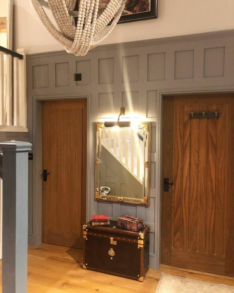 Mirror Shines With Its Own Light Fixture
