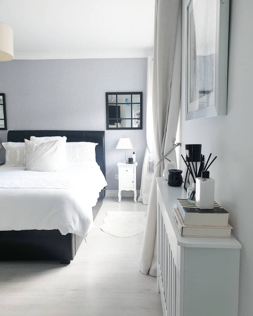 Modern and Minimalistic Two-toned Bedroom