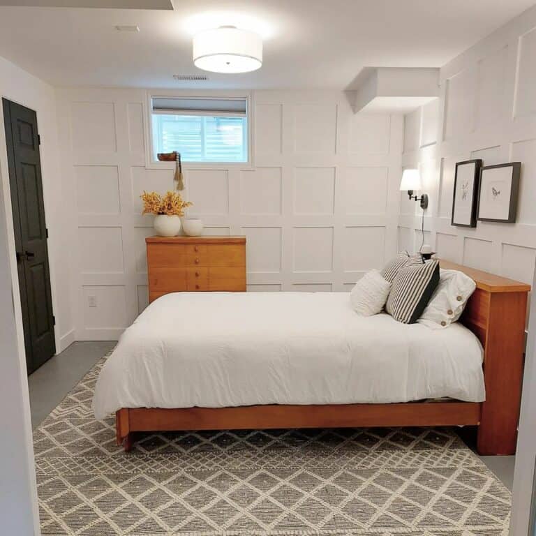 Multiple Bedroom Walls With Board and Batten