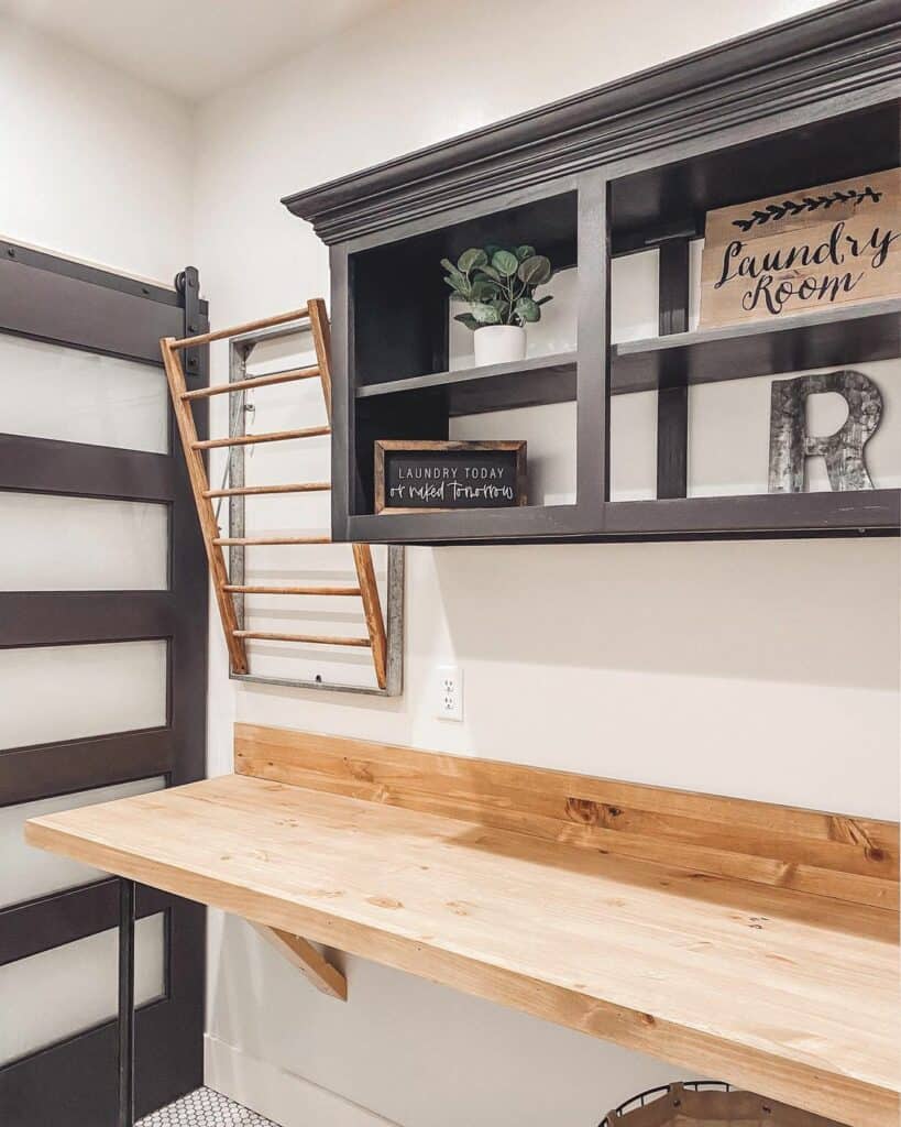 Open Shelving Laundry Room Storage - Soul & Lane