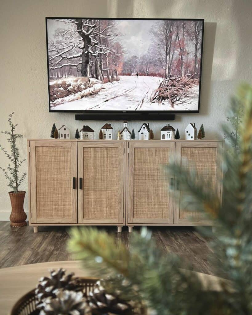 Refined Christmas Concept for Living Room
