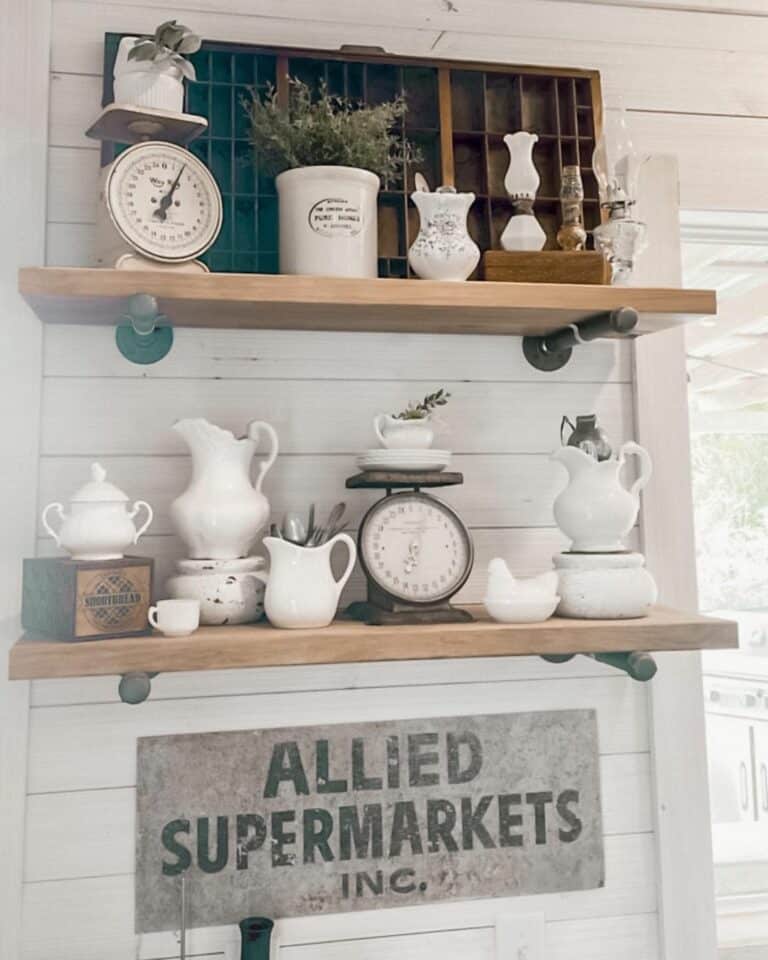 Rustic Charm Kitchen Display