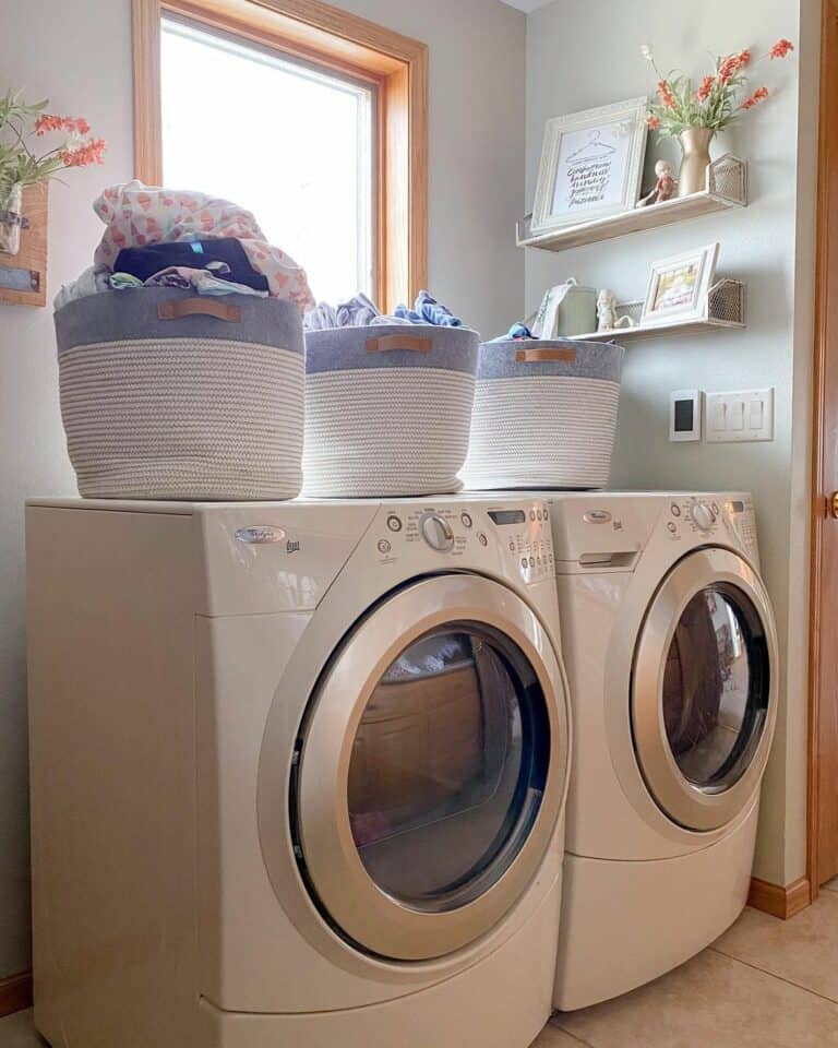 Side-by-Side Appliances With Baskets