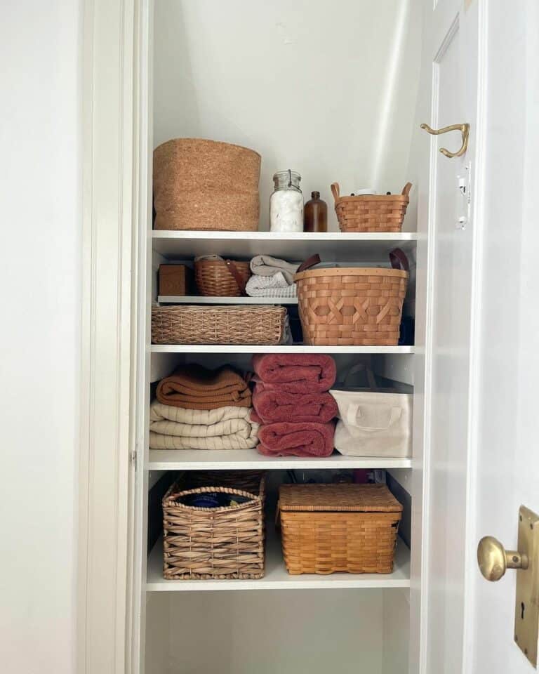 Simple Linen Closet Shelving Idea Soul & Lane