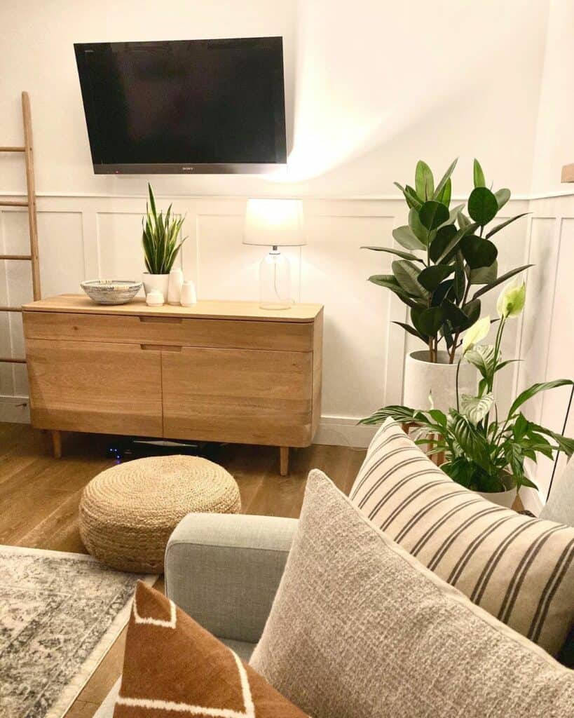 Simple Living Room TV Wall Ideas