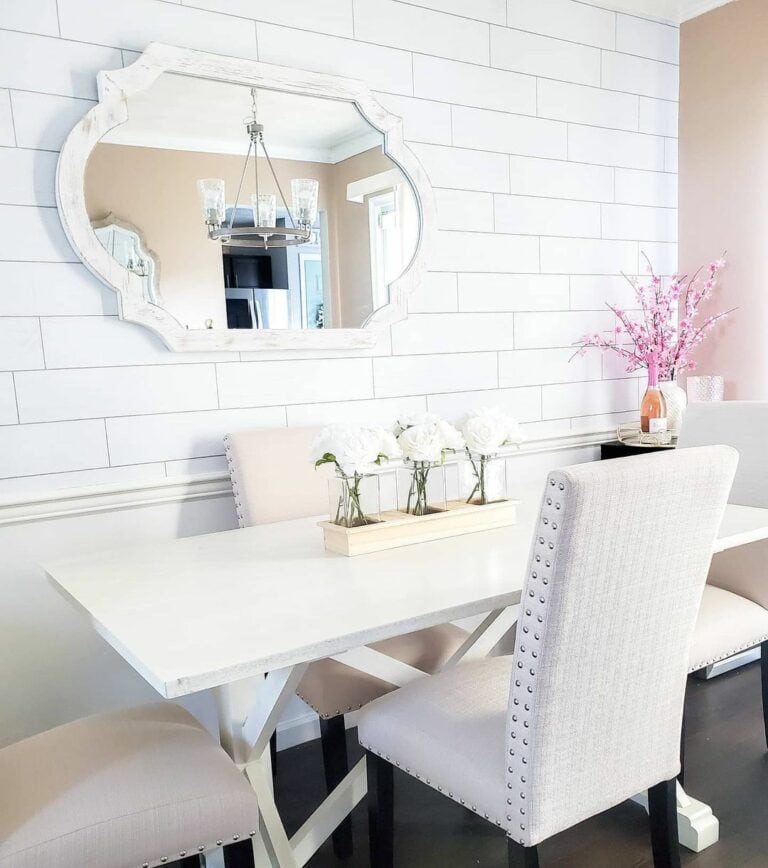Stunning White Dining Room Simplicity - Soul & Lane