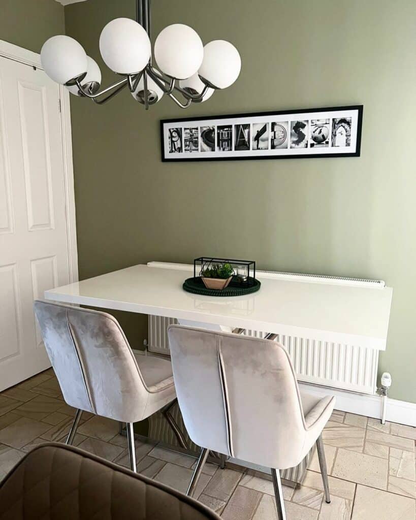 Wall Mounted Table for Two Chairs