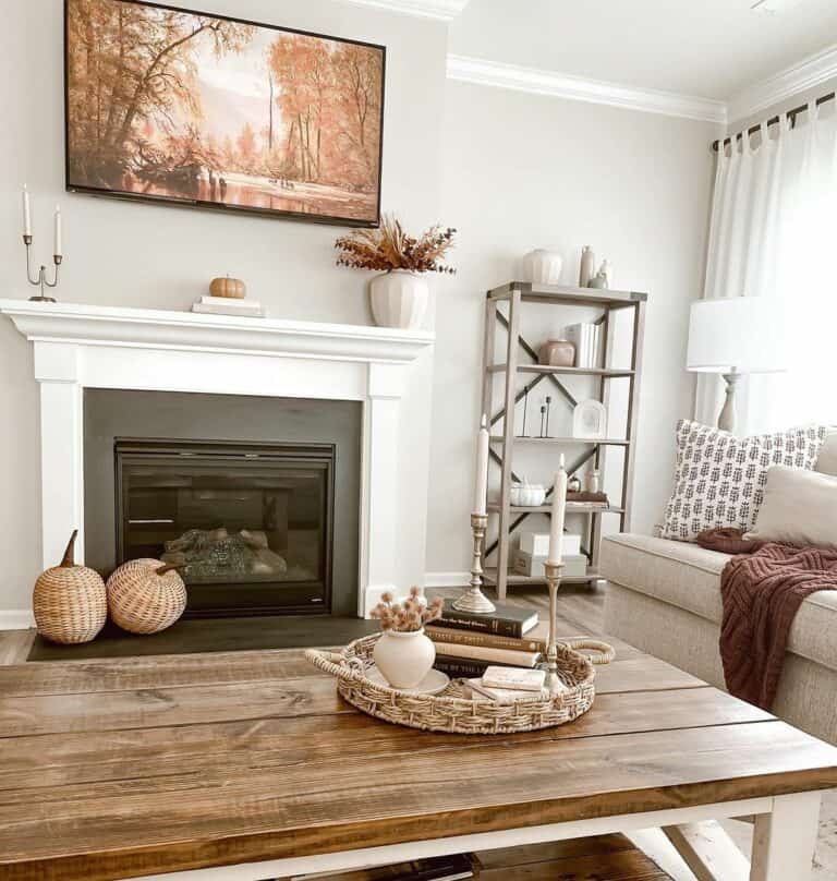 Warm Fall Living Room