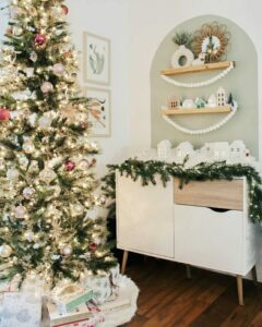 Christmas Wonderland Décor for Floating Shelf and Cabinet