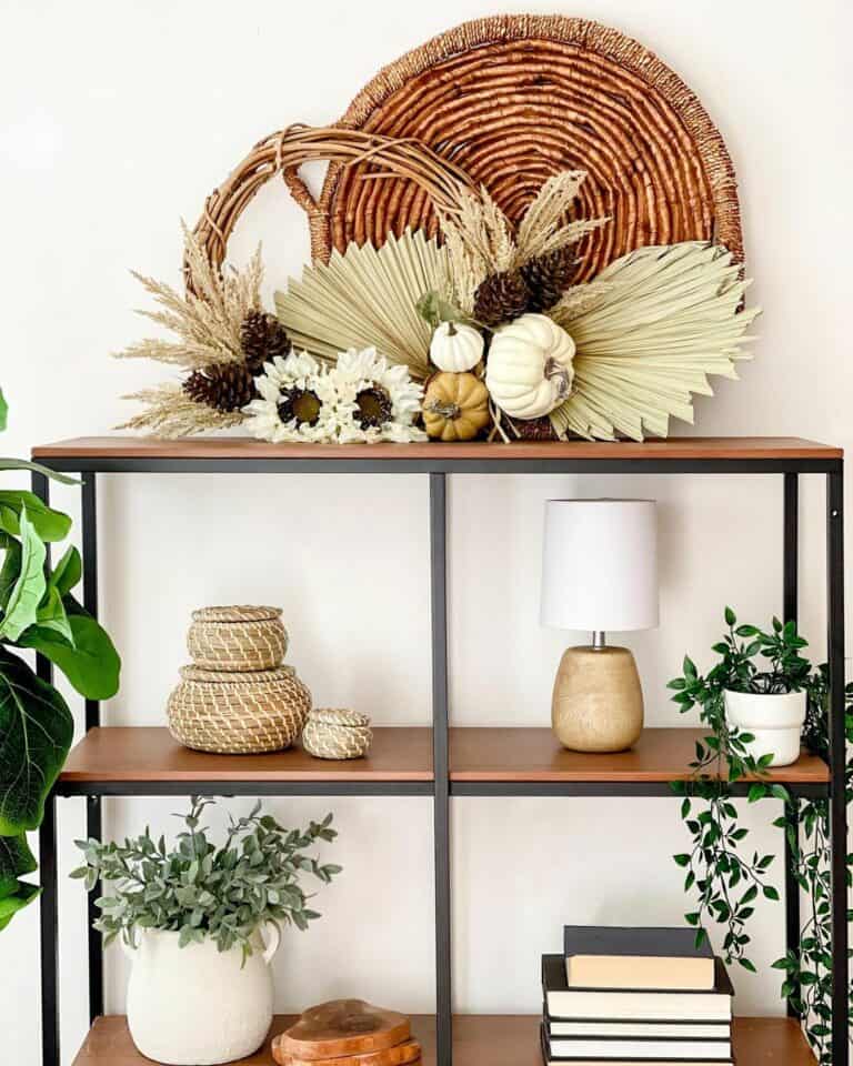Balancing Greenery Bohemian Fall Décor Ideas