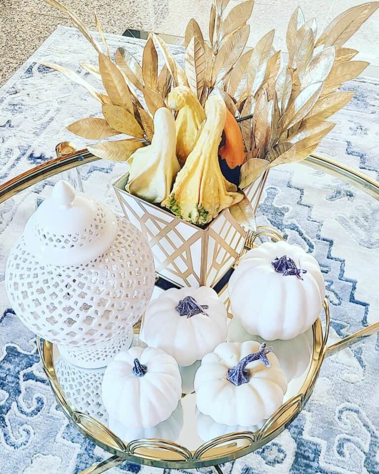 Coffee Table Fall Centerpiece