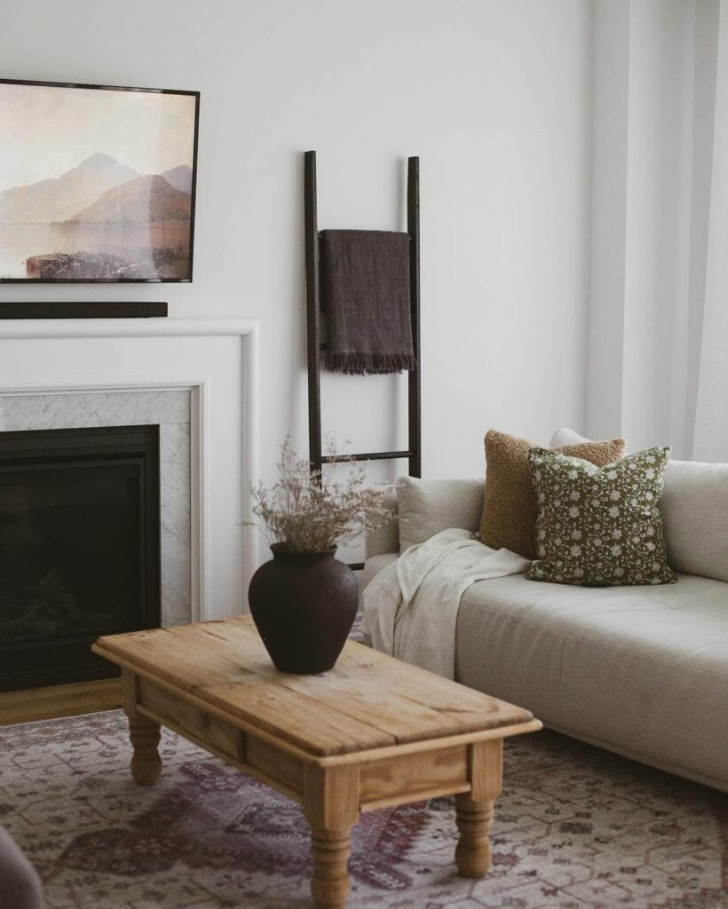 Coffee Table Vase Adds Height