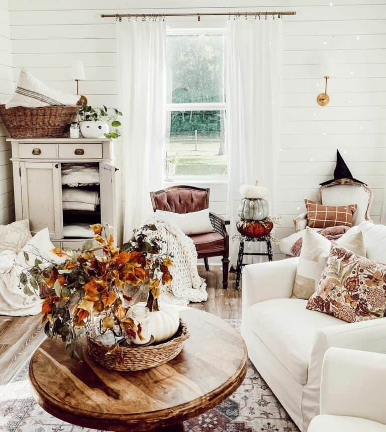 Cottage Core Coffee Table Styling
