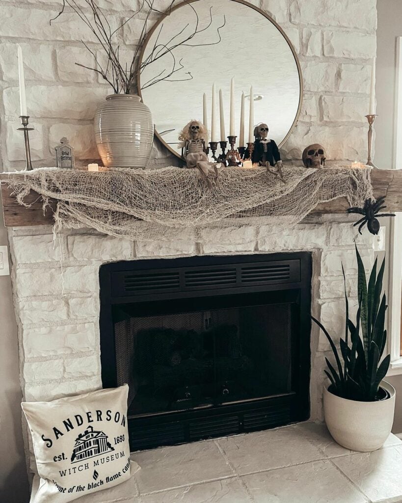 Deathly Fireplace Mantel