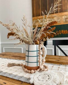 Dried Flowers and Striped Patterns