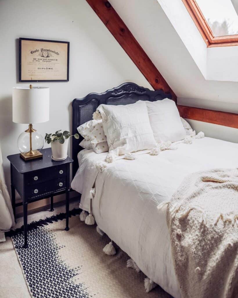 Elegant Embellishments Hidden in a Vintage Bedroom