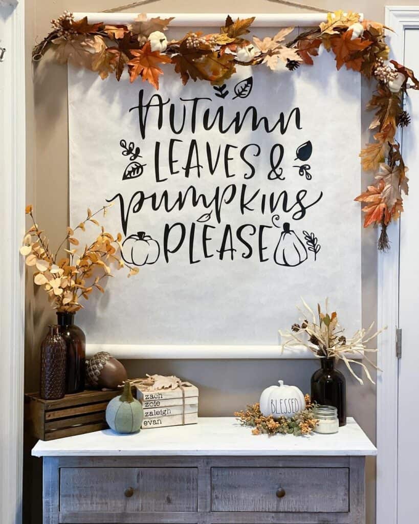 Faux Branch Natural Fall Décor Ideas