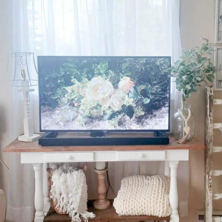 French Country Décor Enhances a Console Table