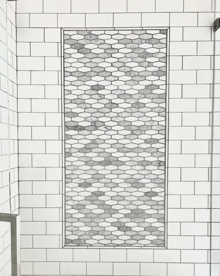 Gray and White Mosaic Tiles To Express Your Personality