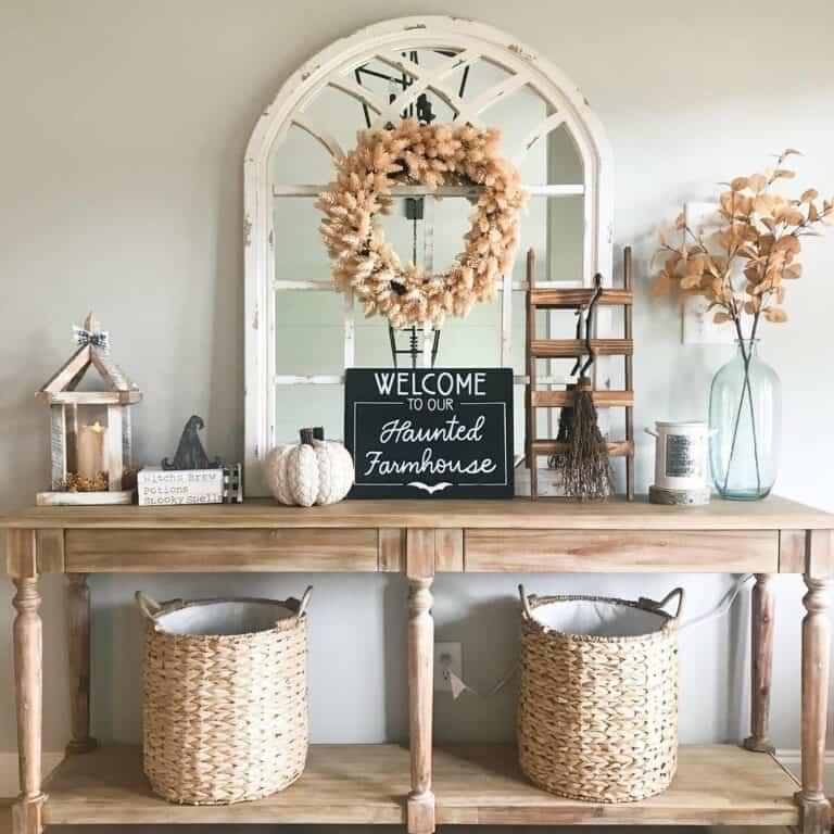 Hauntingly Organic Console Table