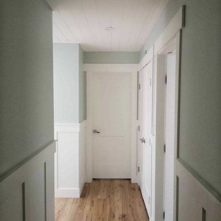 White Kitchen with Board and Batten Island - Soul & Lane