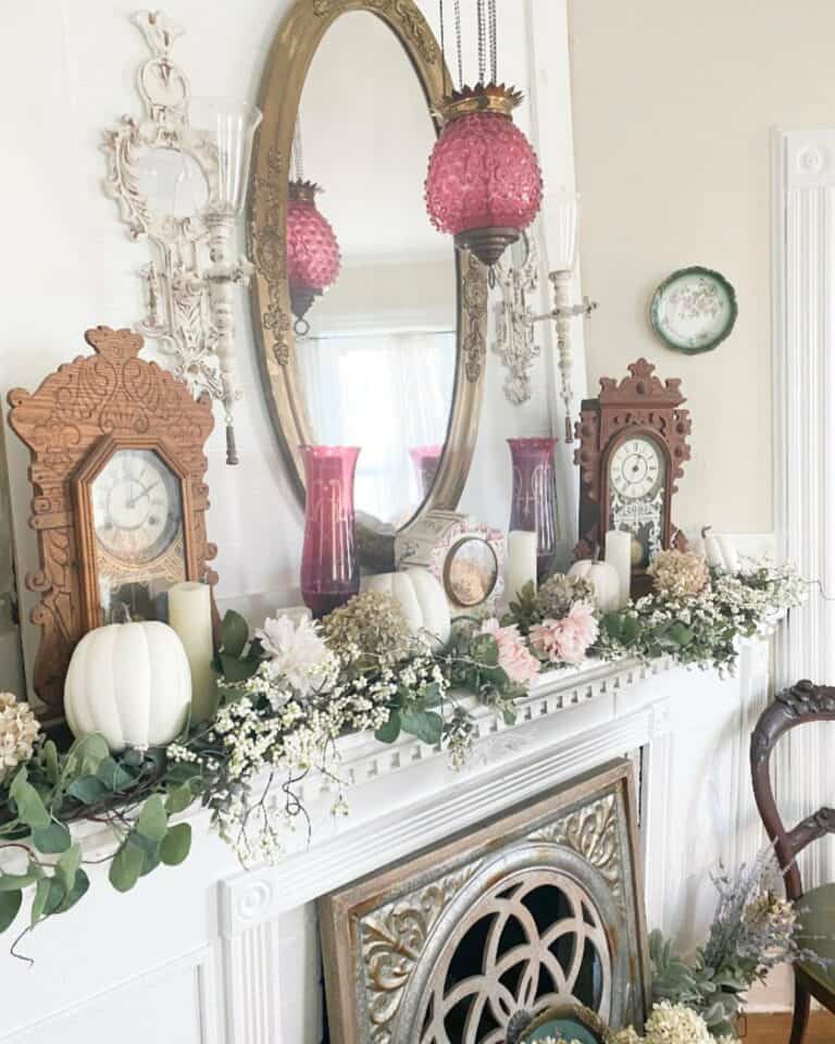 Pink Accents Emphasize Dainty Elements