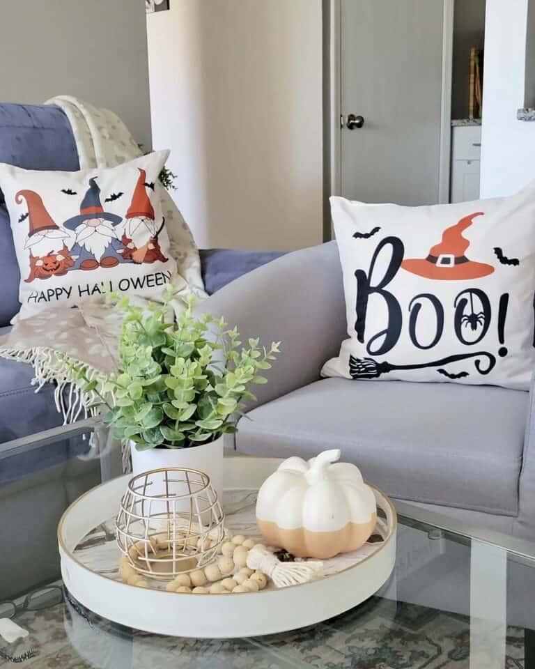 Printed Graphic Pillows for a Seasonal Accent
