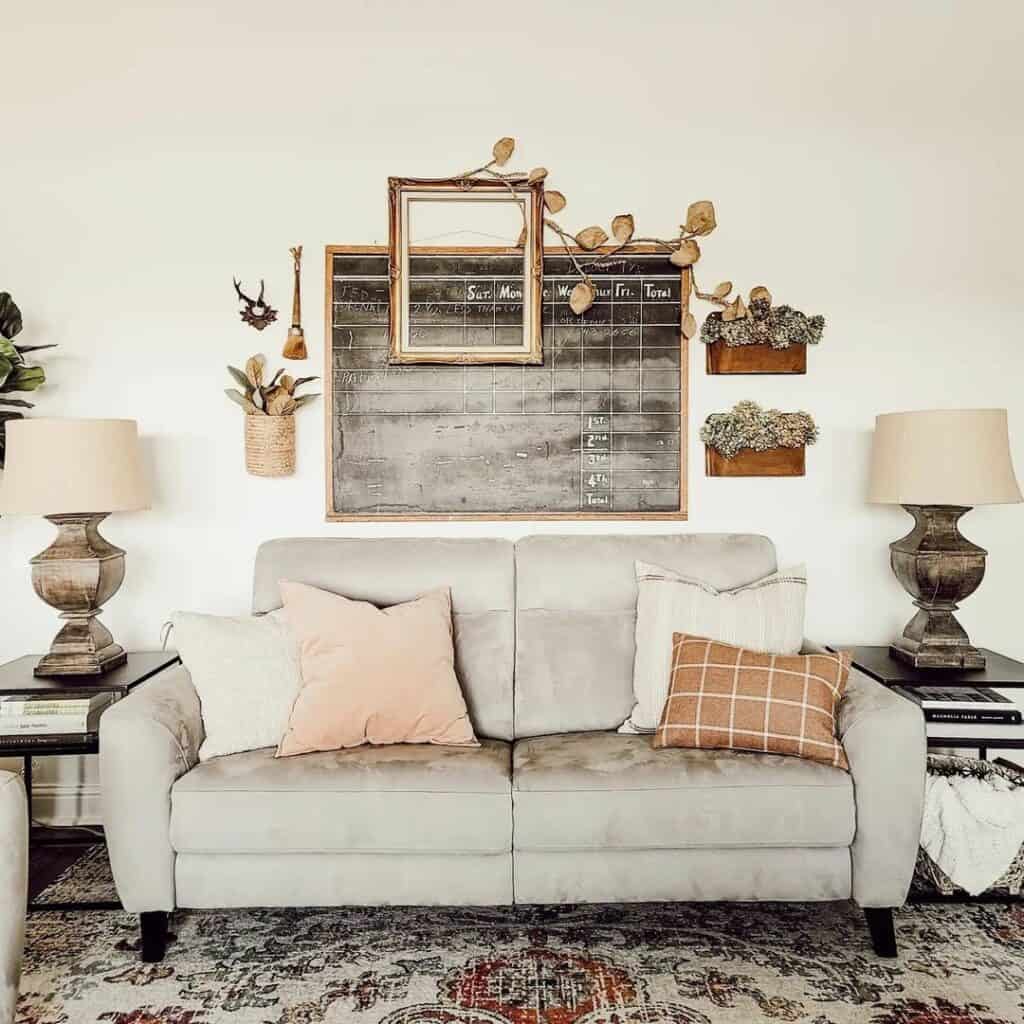 Quirky Asymmetrical Wall Design