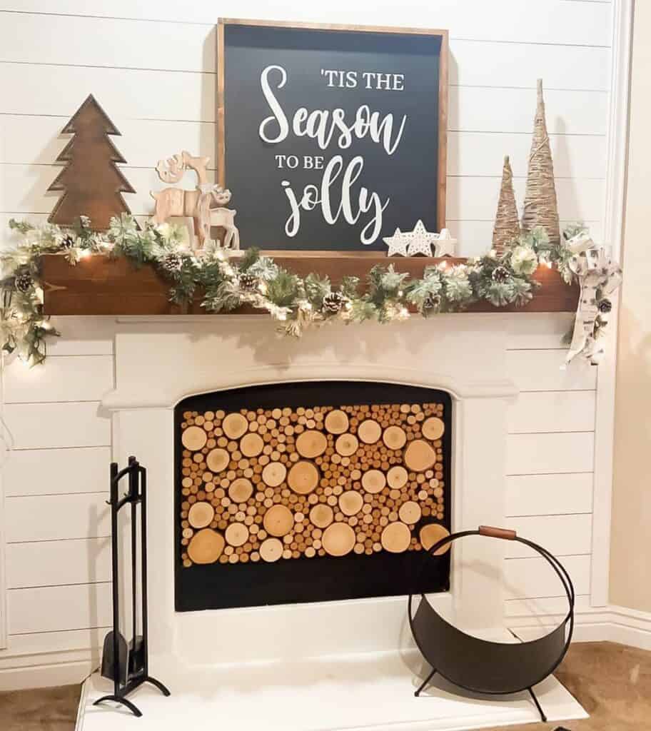 Rustic Farmhouse Fireplace Decor - Soul & Lane