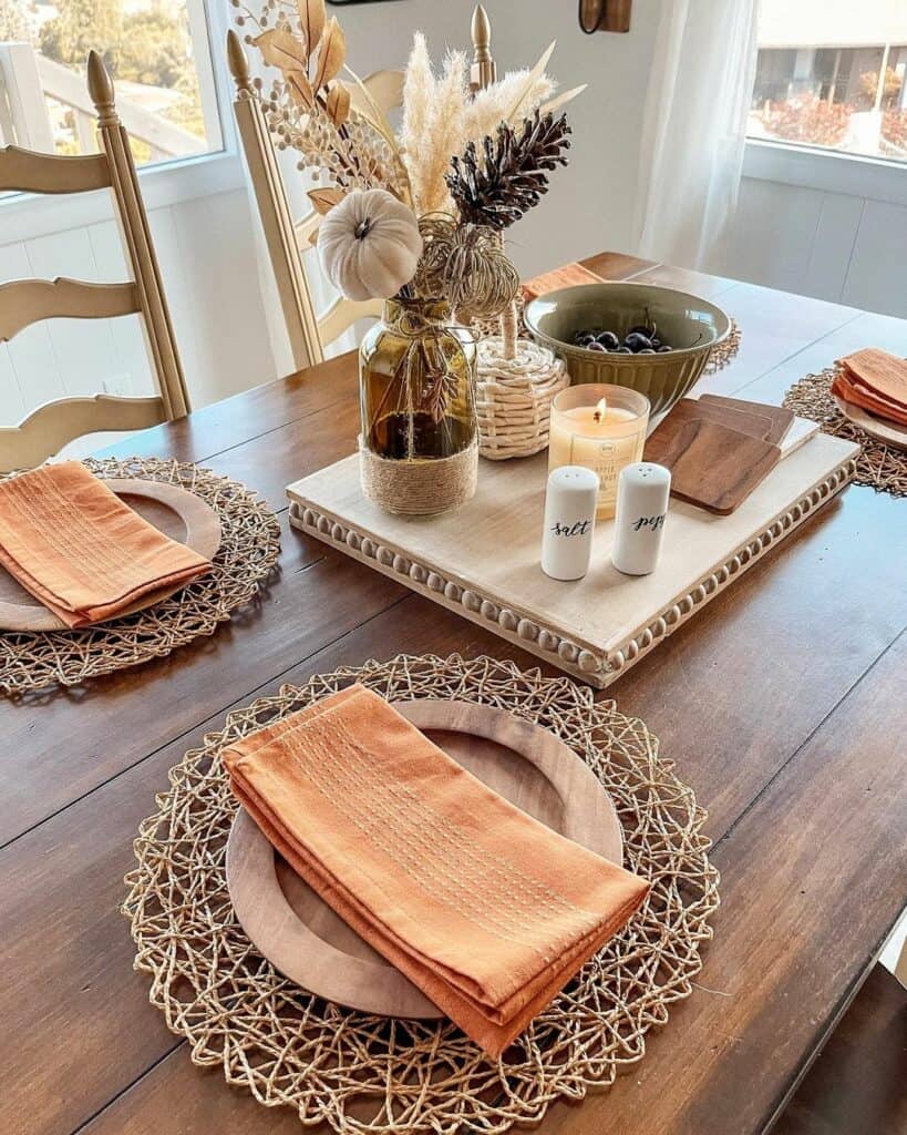 Woodsy Décor Ideas for Table Settings - Soul & Lane