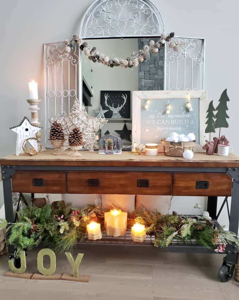 Nostalgic Decorations With a Homemade Look