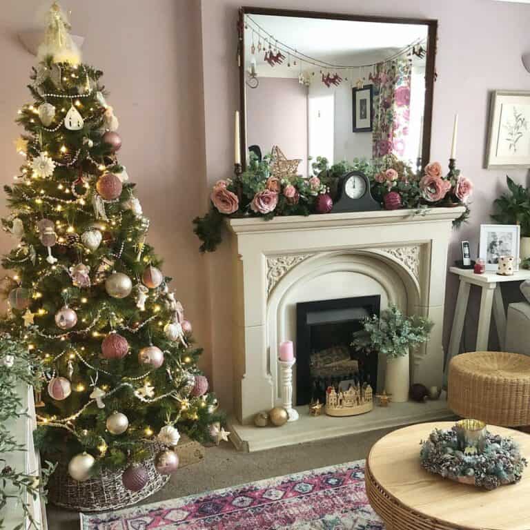 Pale Pink Living Room Decor