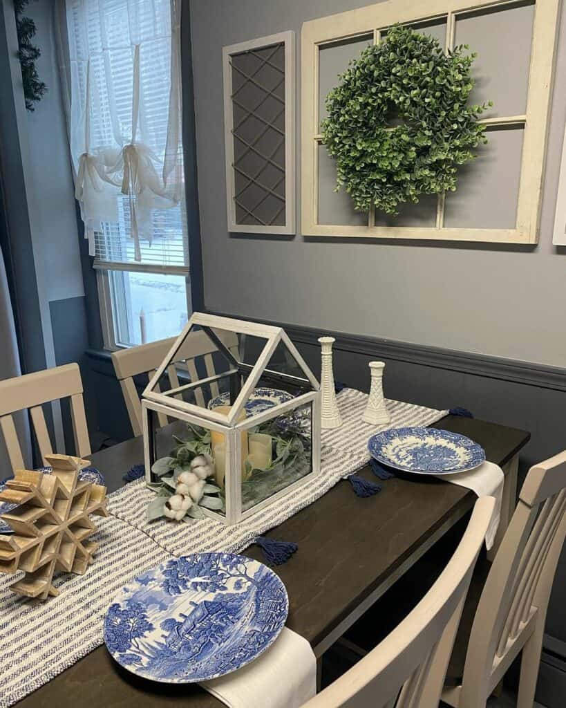 Window Frame Grey Color Window Frame Wall Decor on Gray Walls - Soul & Lane