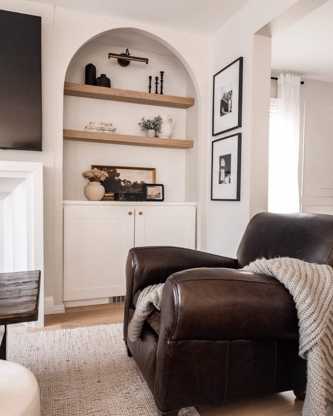 Arched Living Room Alcove Soul & Lane