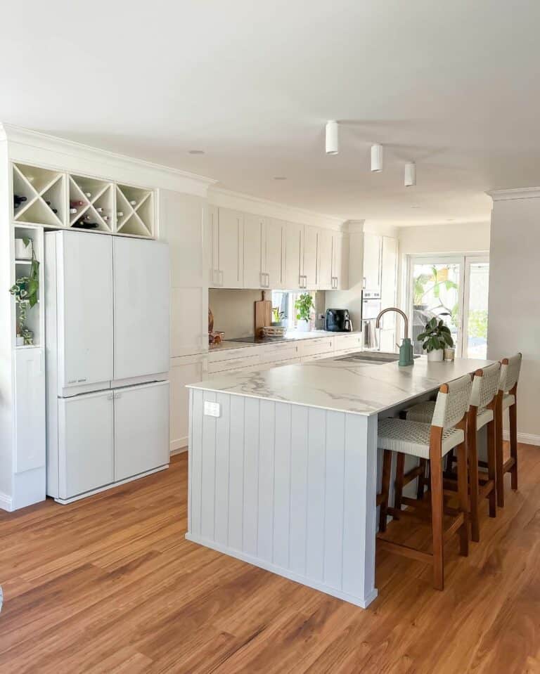 Cabinet End Panels Showcase Vertical Shiplap